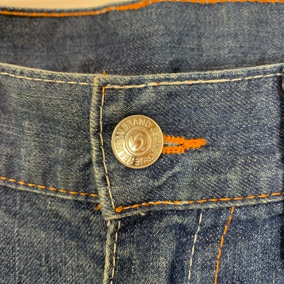 True Religion Men’s Straight Jeans Waist 38 Horse  Shoe Embroidered Pocket Flap - Picture 8 of 15